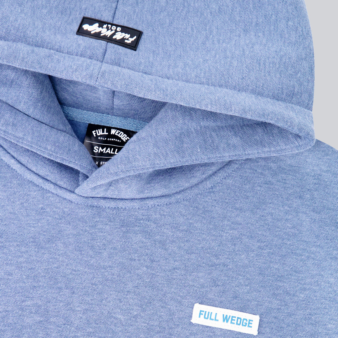 Golf is Hard Hoodie - Heather Blue