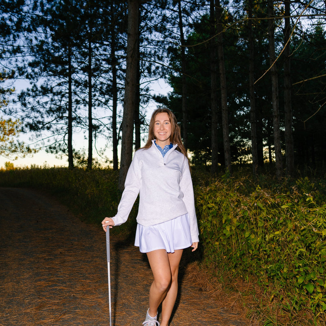 Heather Grey Tour Q-Zip (W)