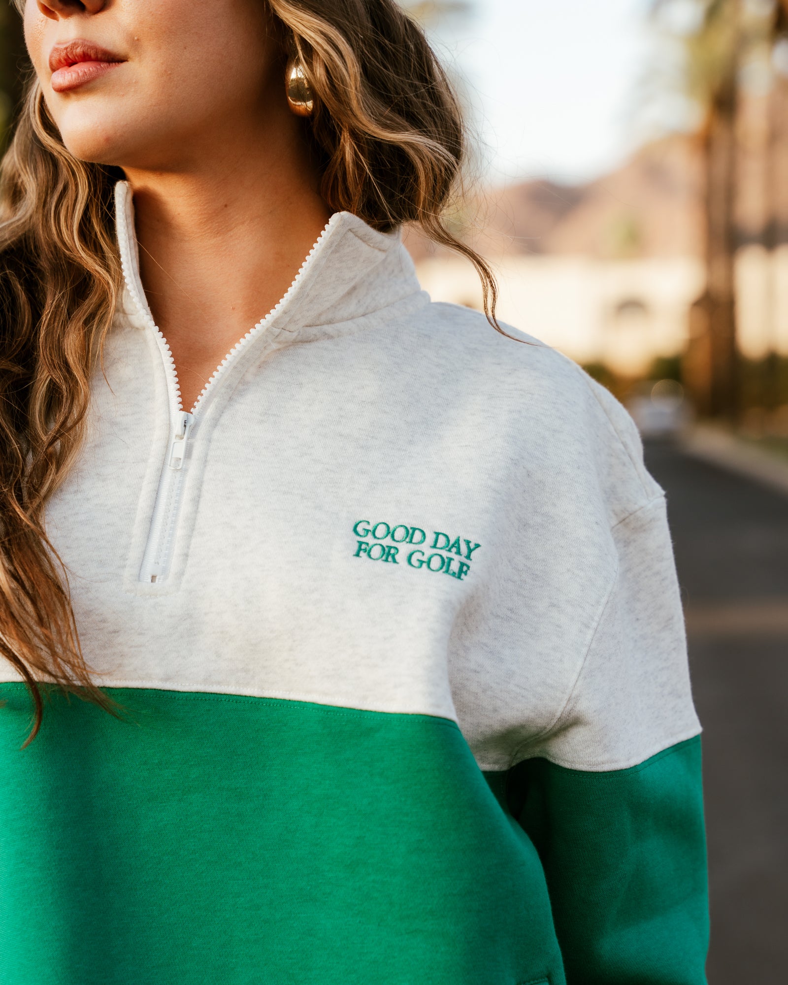 Good Day for Golf Q-Zip – Full Wedge Golf