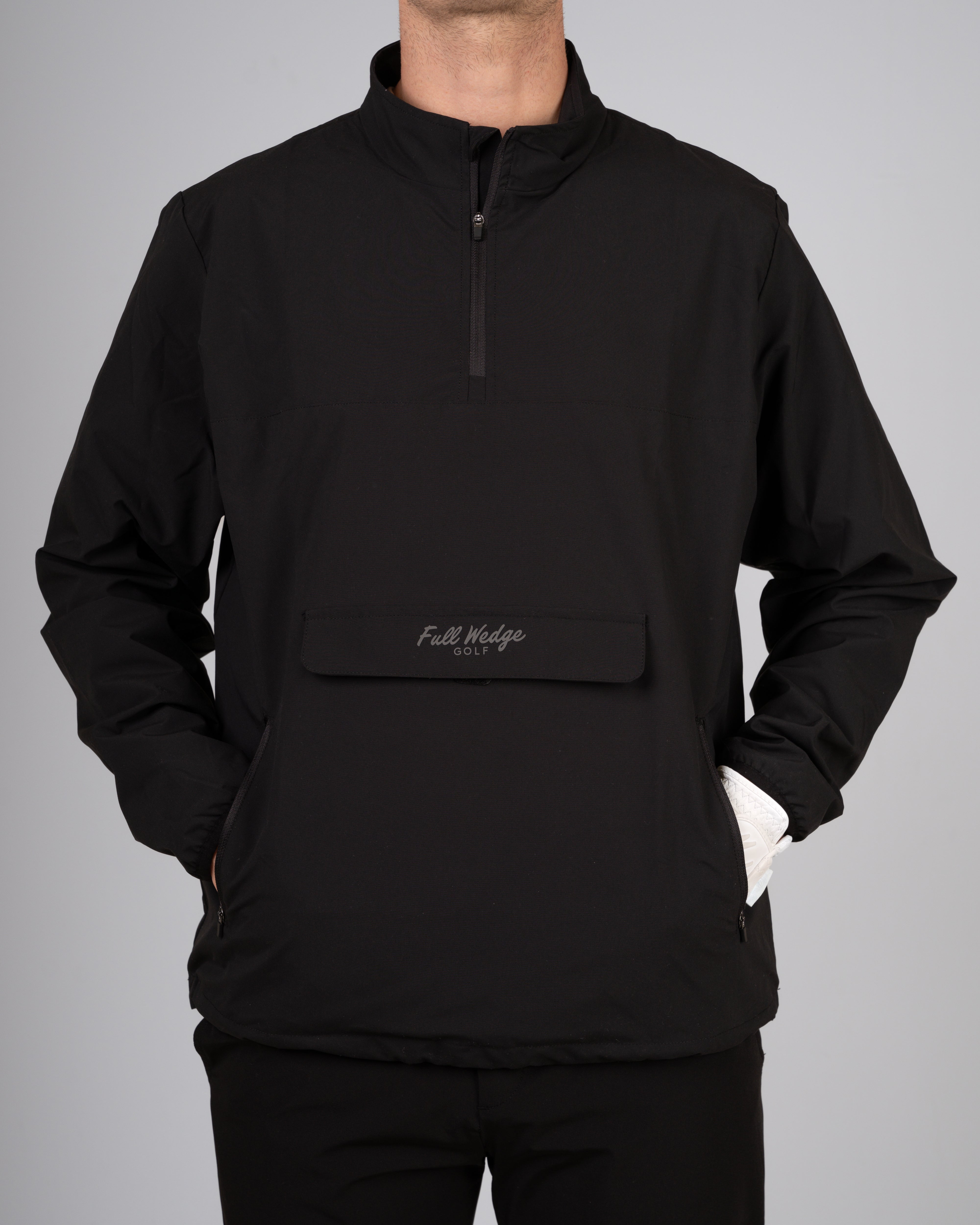Essential Windbreaker - Black – Full Wedge Golf