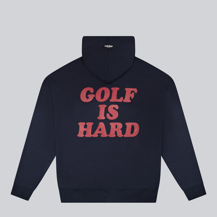 Golf Is Hard Hoodie - Navy