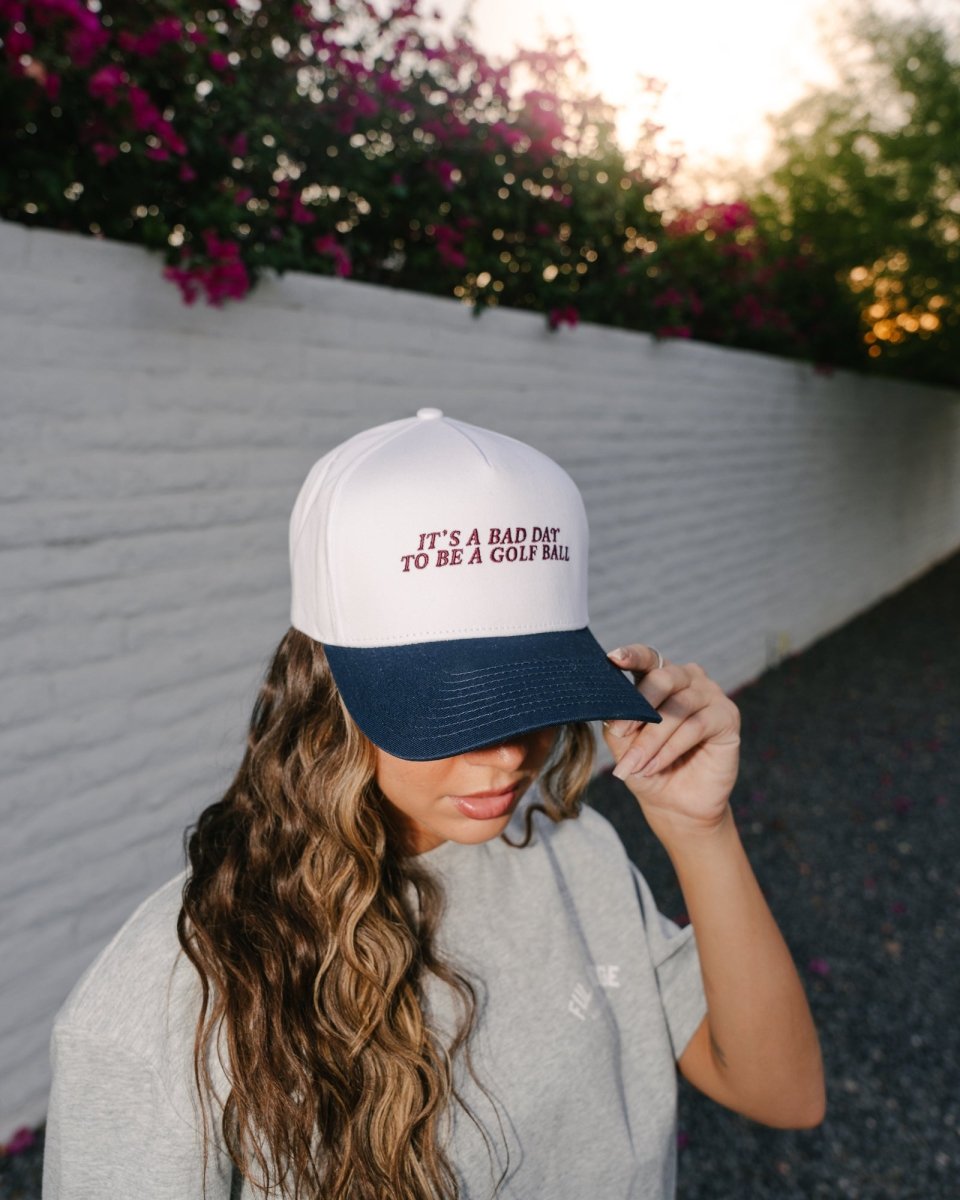 Bad Day To Be A Golf Ball Hat - Full Wedge Golf
