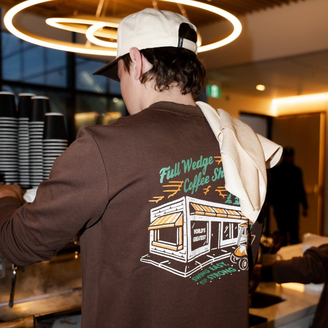 Coffee Shop Long Sleeve - Full Wedge Golf