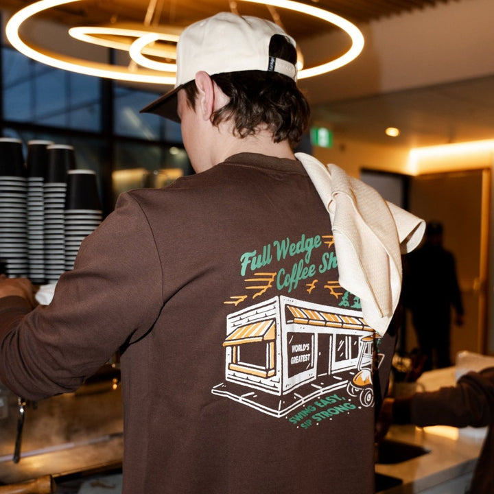 Coffee Shop Long Sleeve - Full Wedge Golf