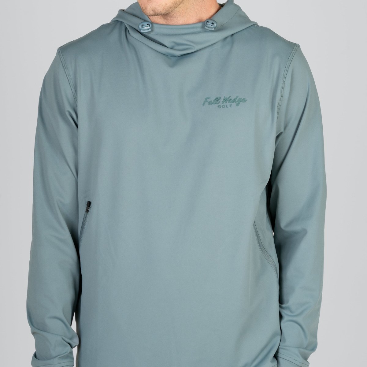 Elevated Golf Hoodie - Full Wedge Golf #color_teal