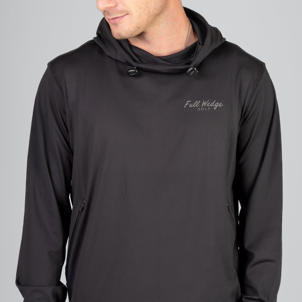 Elevated Golf Hoodie - Full Wedge Golf #color_charcoal