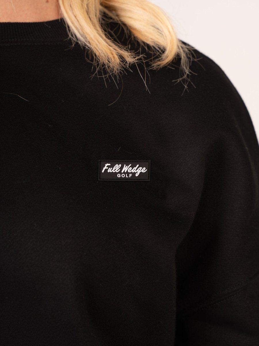 Essential Crewneck - Full Wedge Golf #color_black