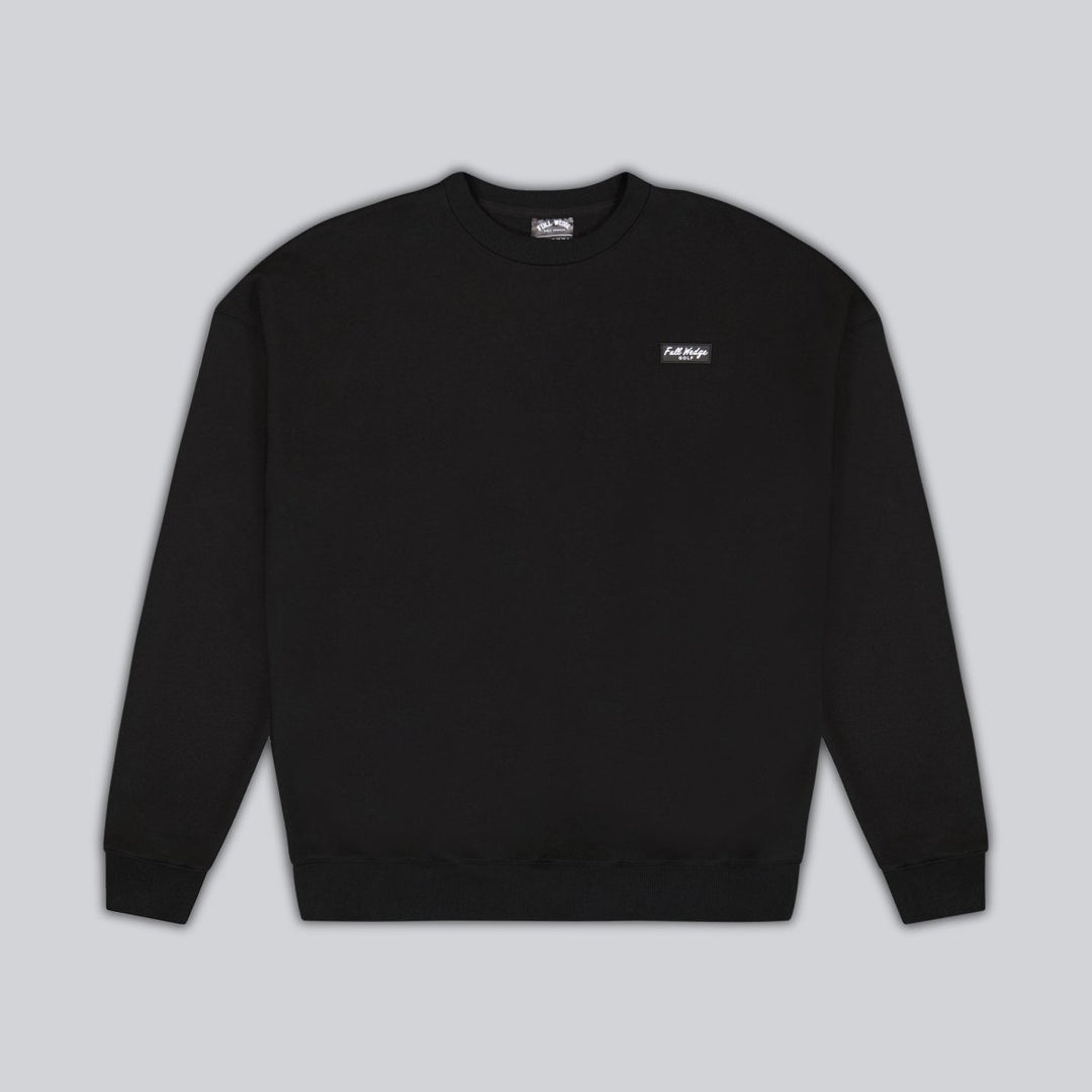 Essential Crewneck - Full Wedge Golf #color_black