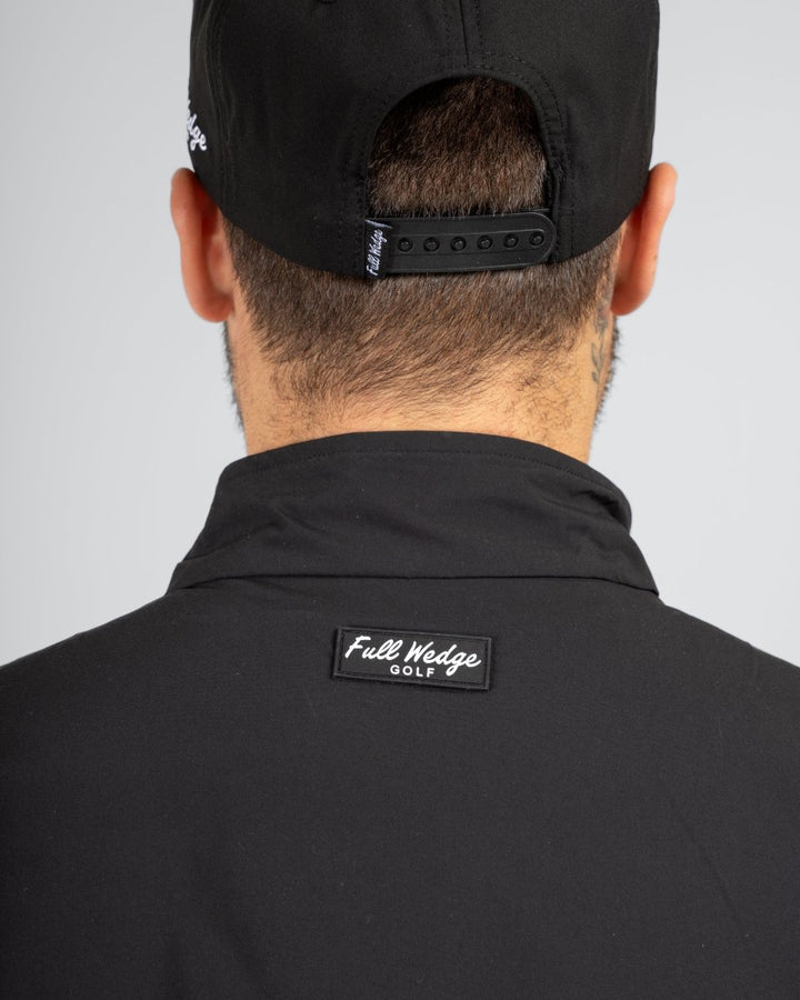 Essential Windbreaker - Black - Full Wedge Golf