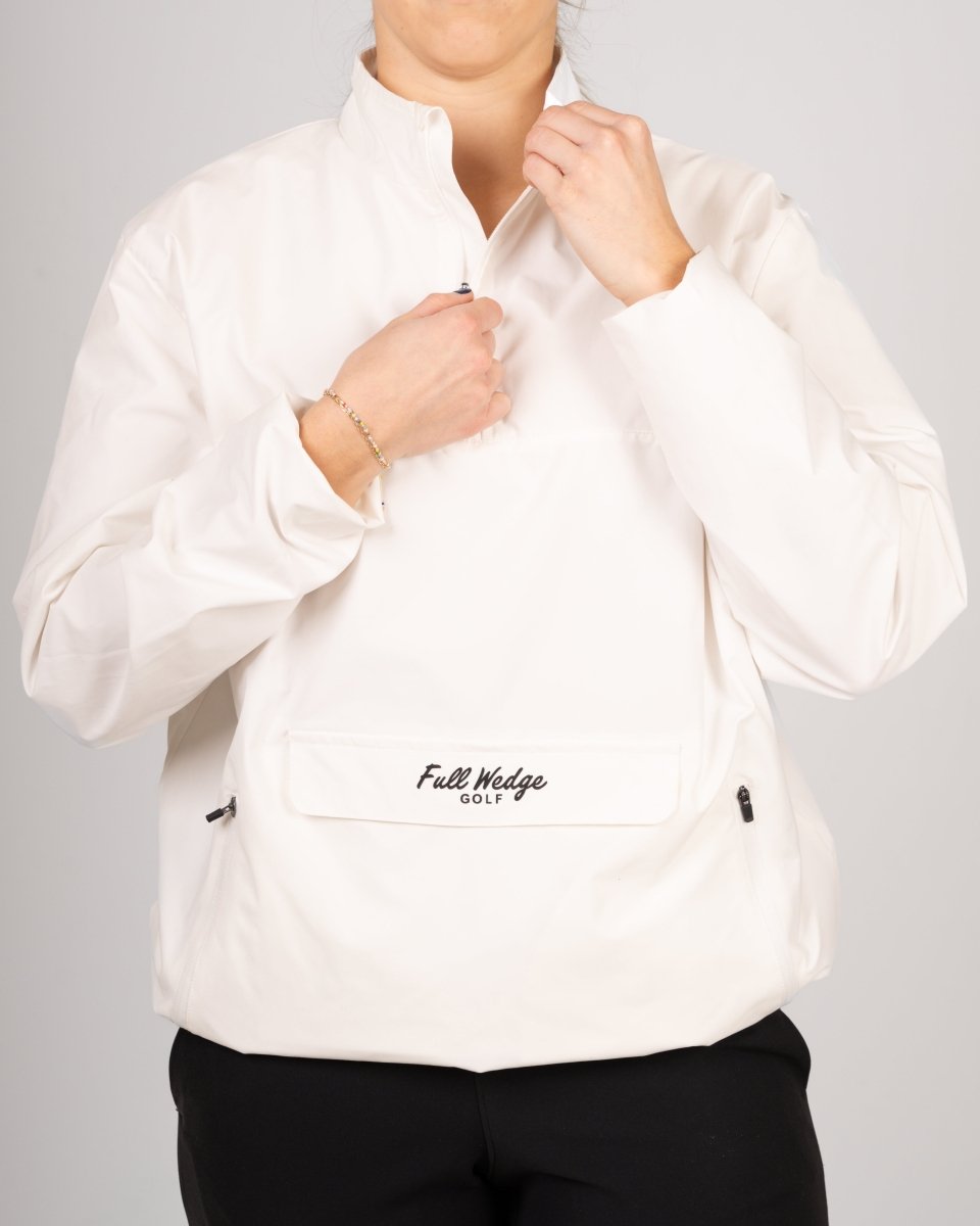 Essential Windbreaker (W) - White - Full Wedge Golf