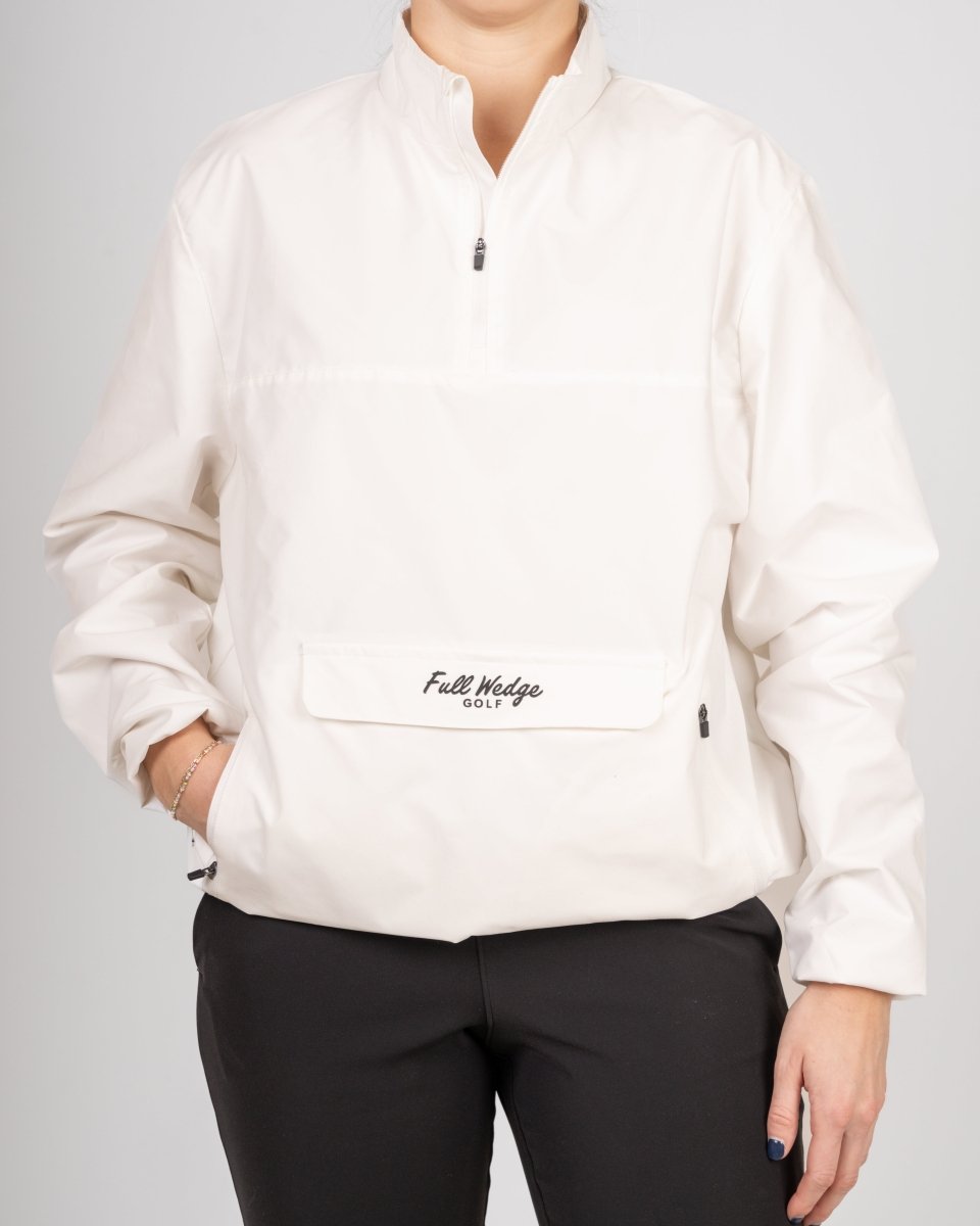 Essential Windbreaker (W) - White - Full Wedge Golf