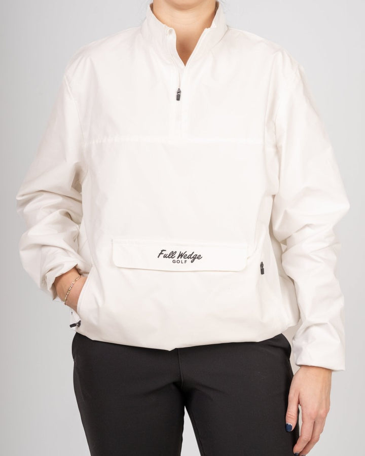 Essential Windbreaker (W) - White - Full Wedge Golf