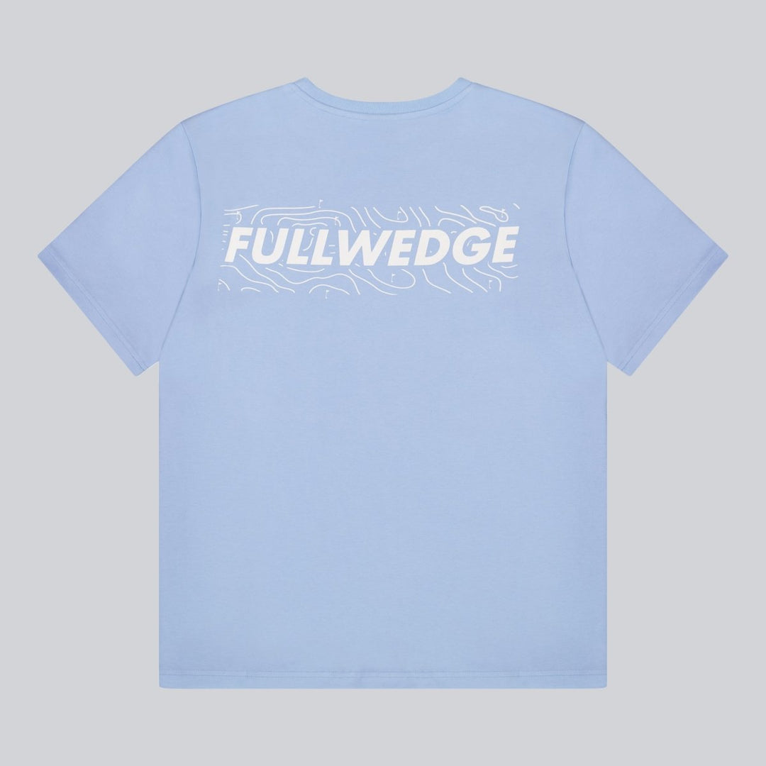 Flag Tee (Baby Blue) - Full Wedge Golf