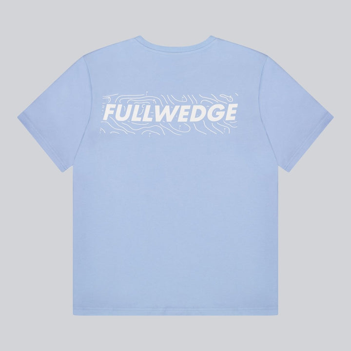 Flag Tee (Baby Blue) - Full Wedge Golf