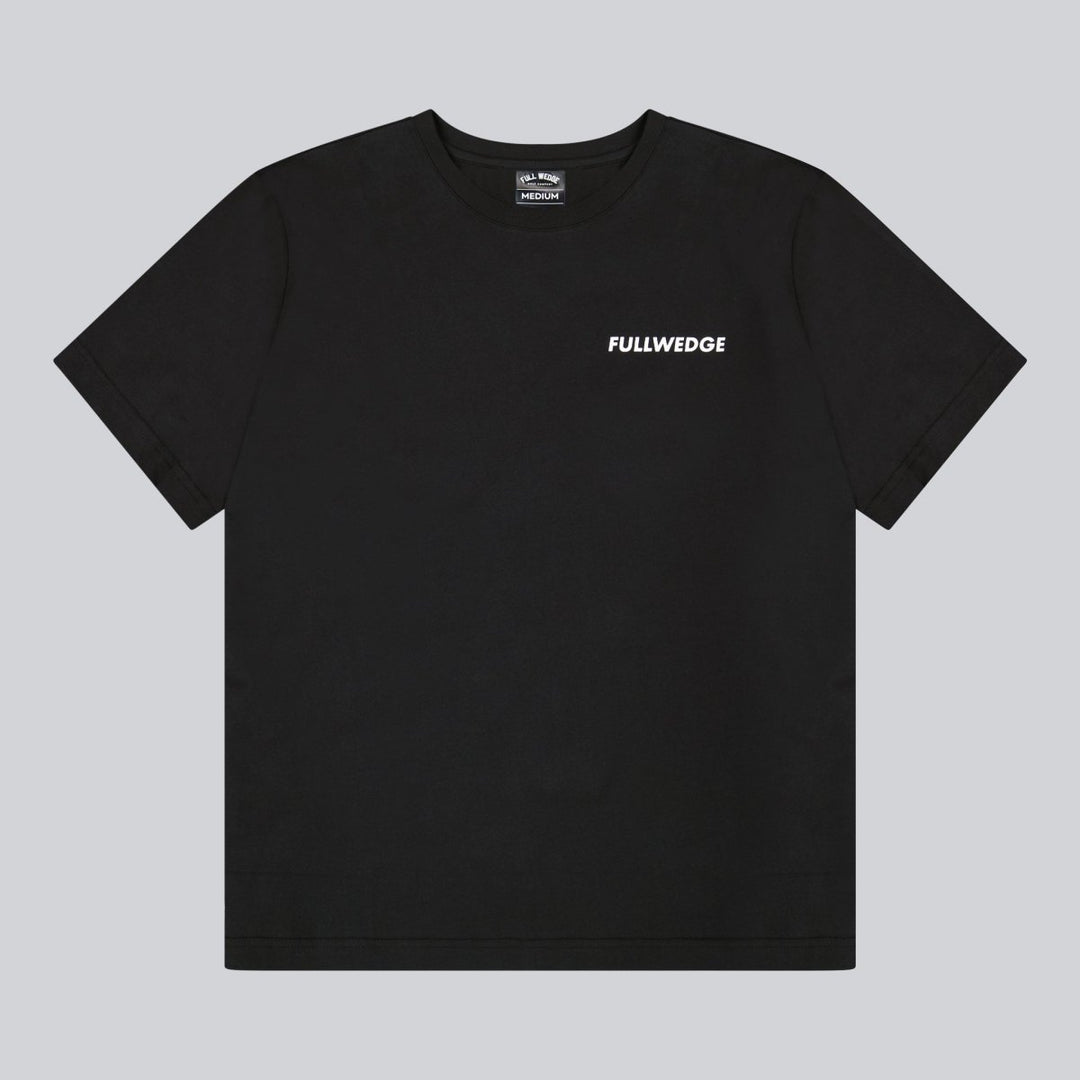 Flag Tee (Black) - Full Wedge Golf