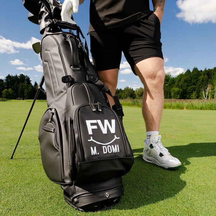 FW◡̈ x Vessel Golf Bag (Black) - Full Wedge Golf