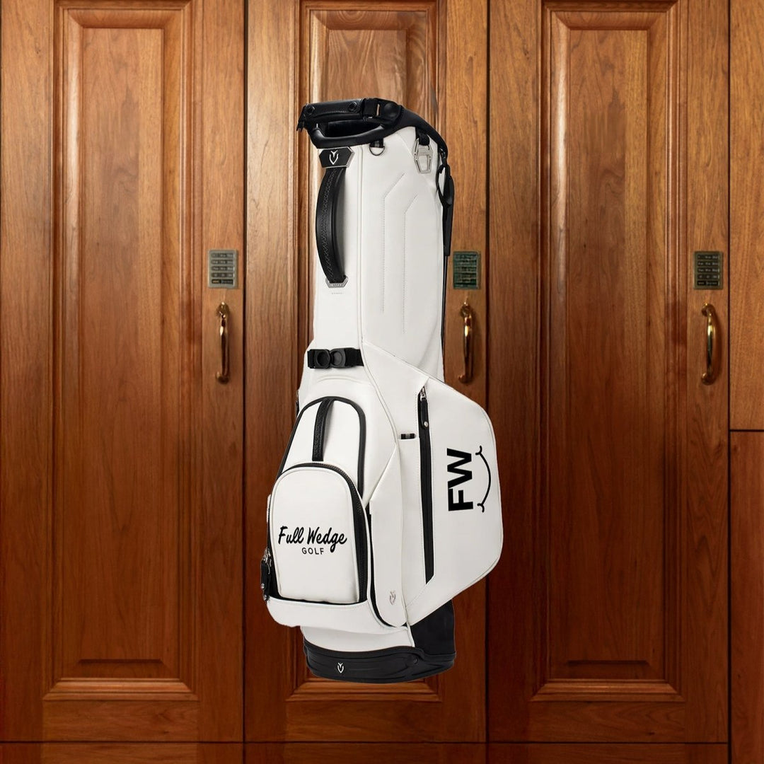 FW◡̈ x Vessel Golf Bag (White) - Full Wedge Golf