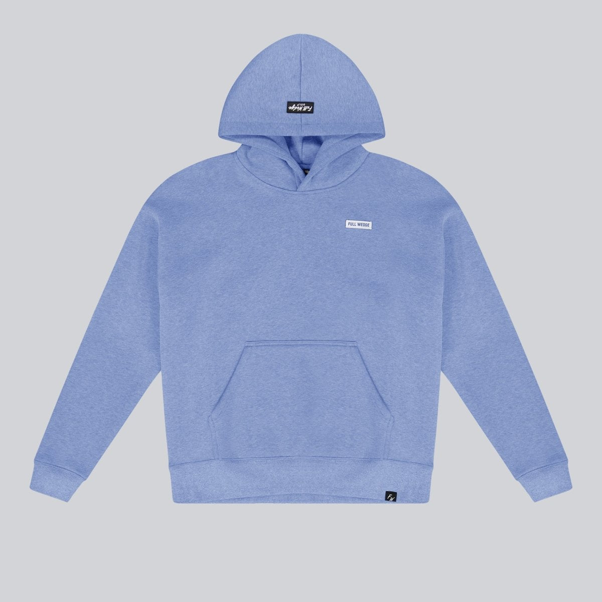 NAKED GOLF スウェット Golf Is Hard Hoodie Heather Blue - Full Wedge Golf