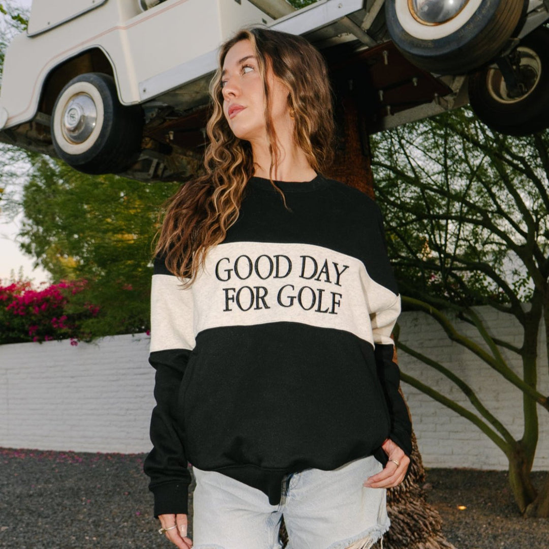 Good Day for Golf Crewneck - Full Wedge Golf