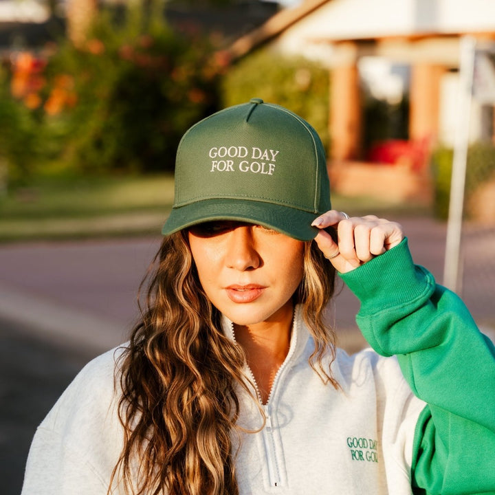 Good Day for Golf Hat - Full Wedge Golf 
