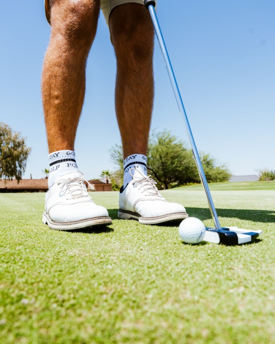 Good Day for Golf Socks - Full Wedge Golf