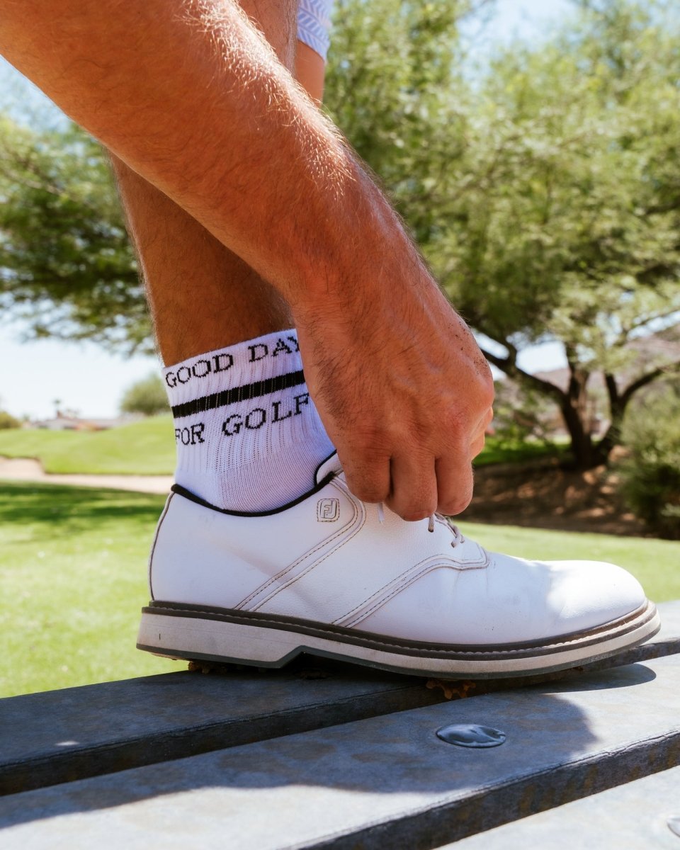 Good Day for Golf Socks - Full Wedge Golf