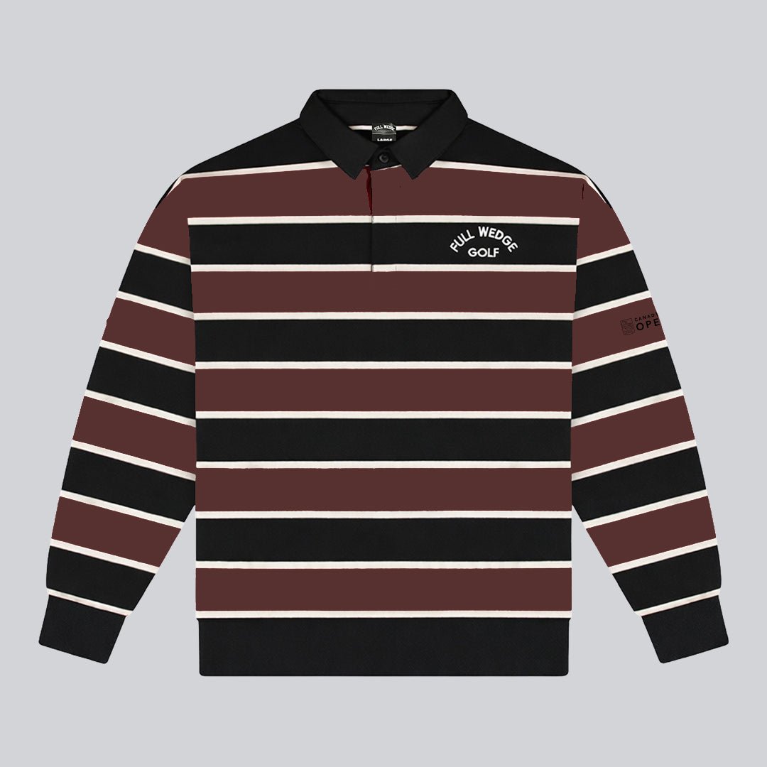 Heritage Striped Long Sleeve Polo - Full Wedge Golf