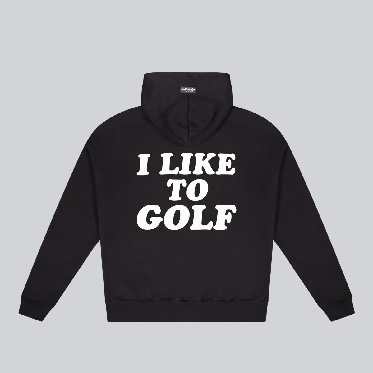 I Like To Golf Hoodie - Full Wedge Golf #color_black