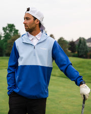 Blue Q-Zip Hoodie
