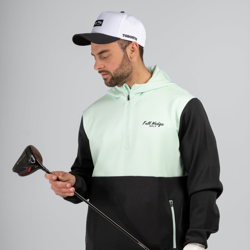 Mint Q-Zip Hoodie - Full Wedge Golf