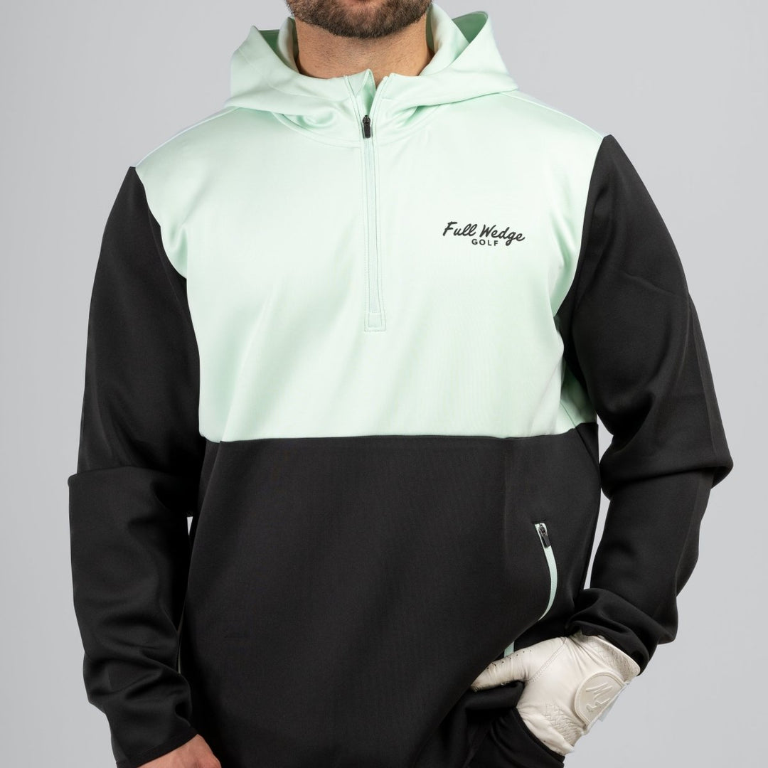 Mint Q-Zip Hoodie - Full Wedge Golf