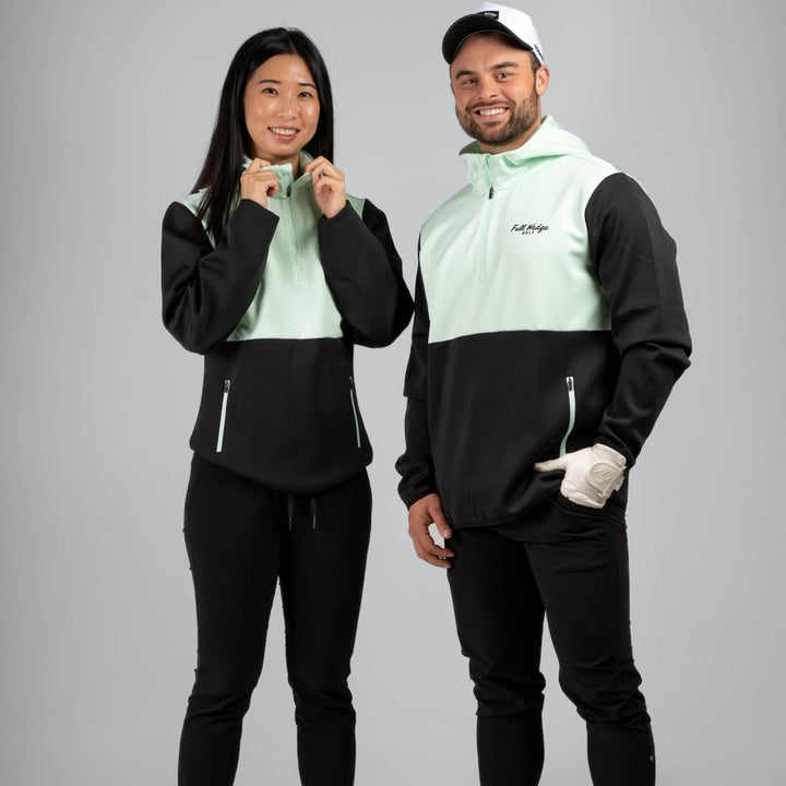 Mint Q-Zip Hoodie - Full Wedge Golf
