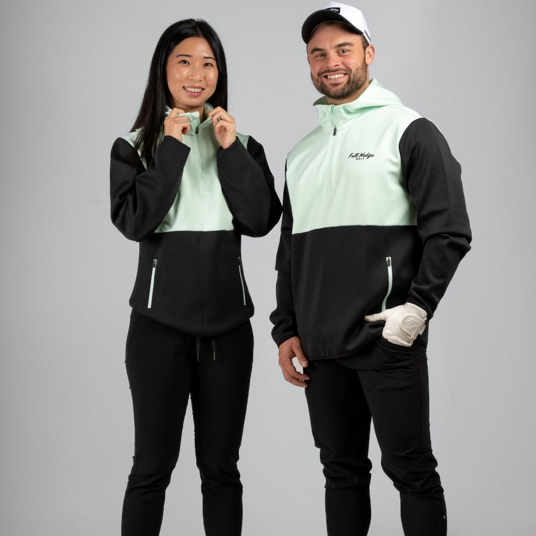 Mint Q-Zip Hoodie (W) - Full Wedge Golf