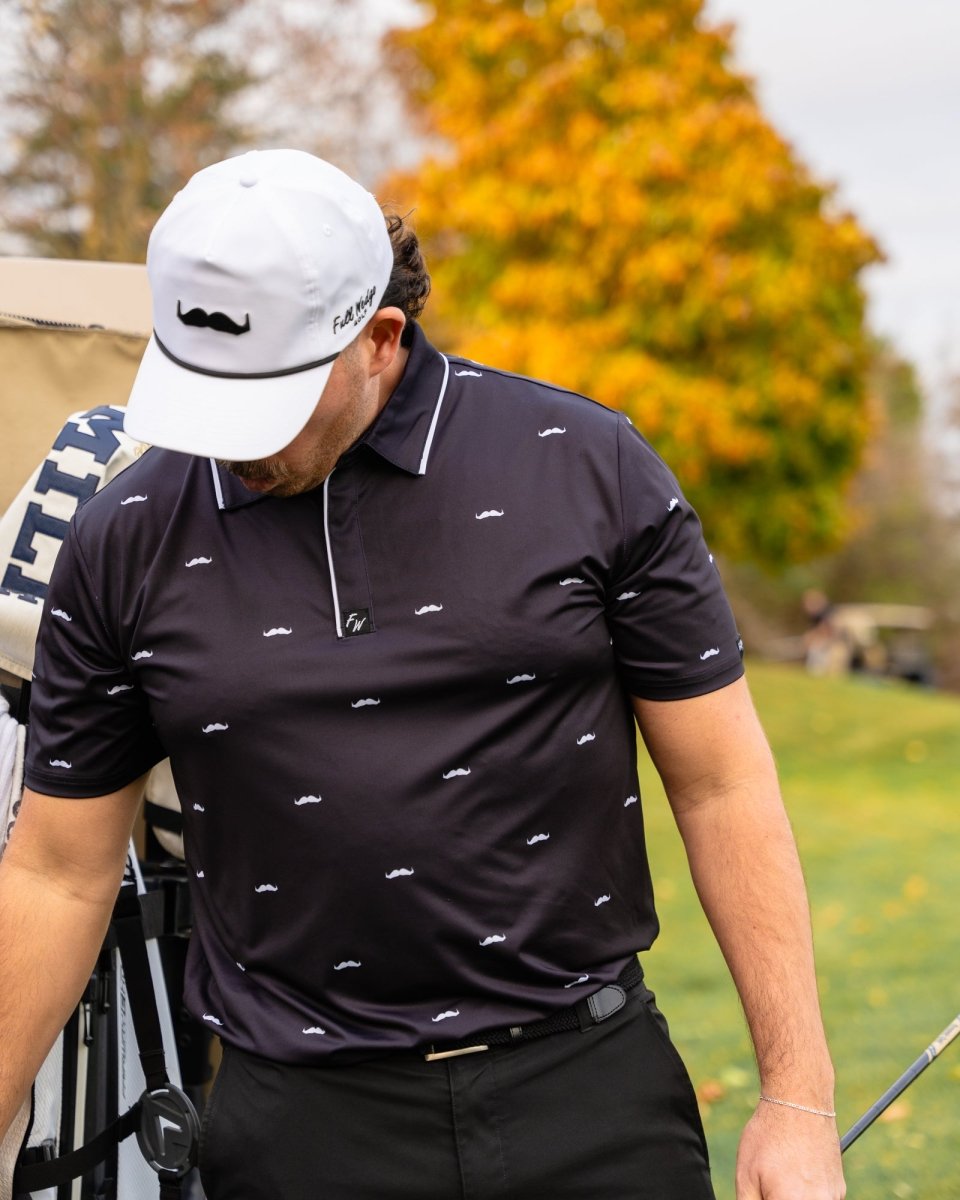 Movember Hat (White) - Full Wedge Golf