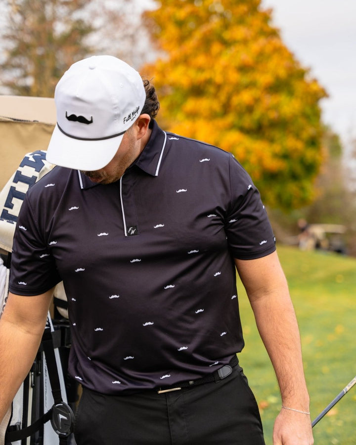 Movember Hat (White) - Full Wedge Golf