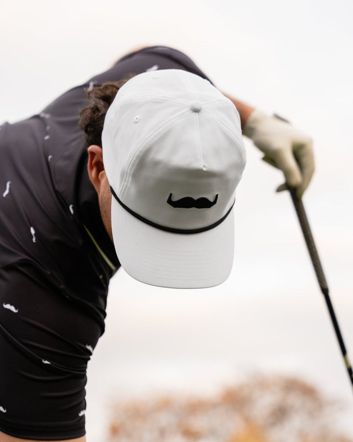Movember Hat (White) - Full Wedge Golf