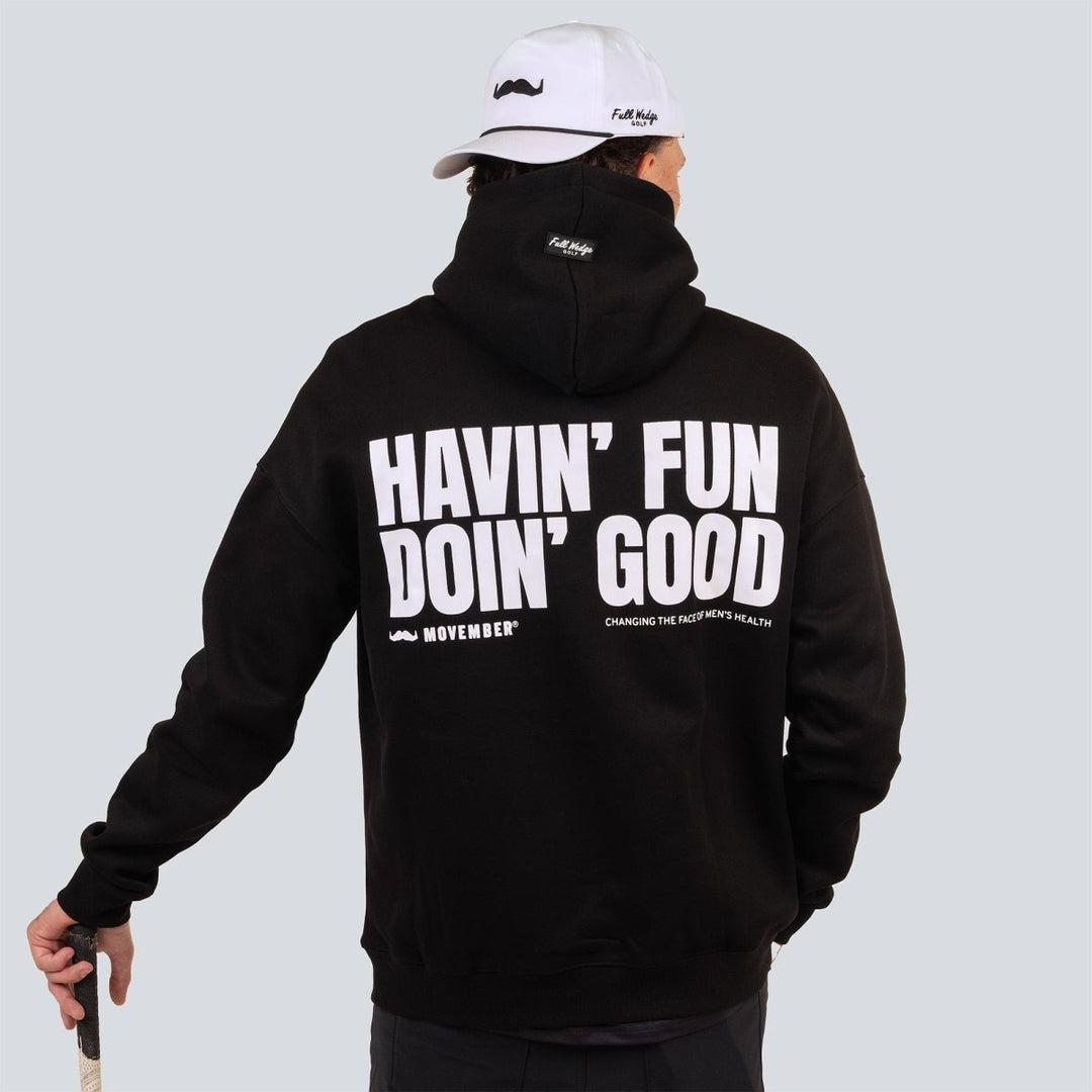 Movember Hat (White) - Full Wedge Golf