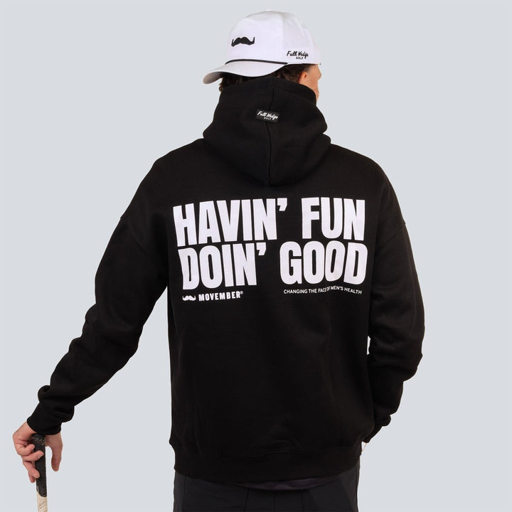 Movember Hat (White) - Full Wedge Golf