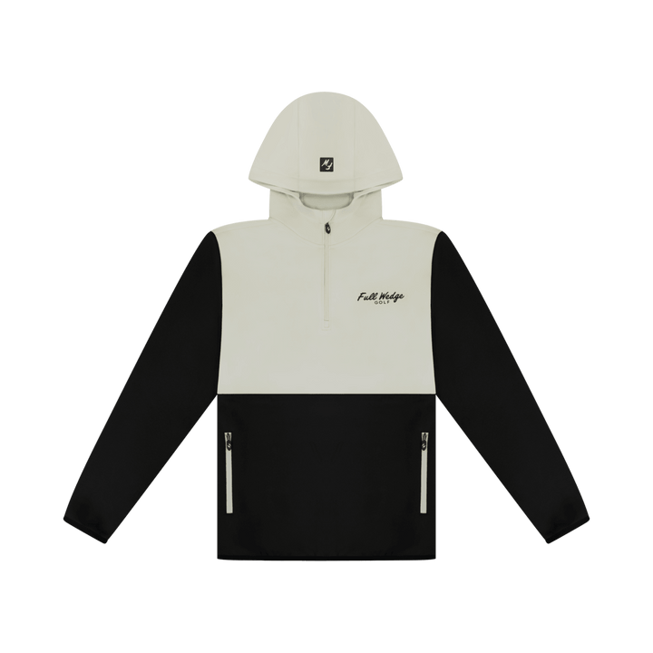 Tan Q-Zip Hoodie - Full Wedge Golf 