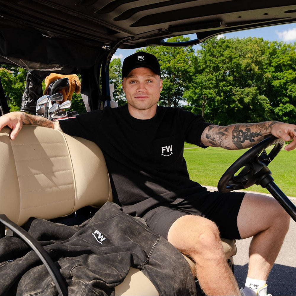 Signature Hat (Black) - Full Wedge Golf