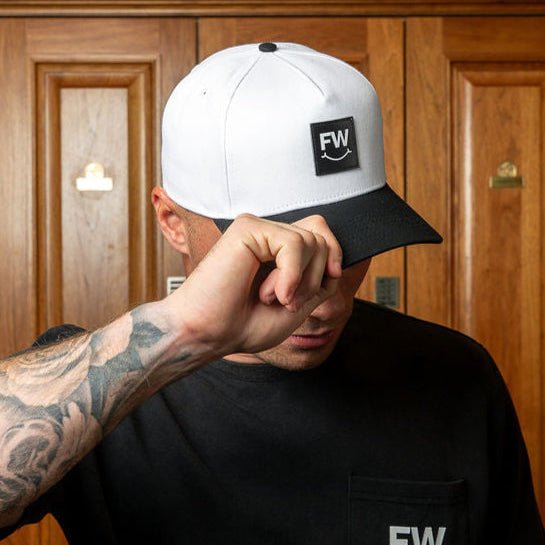 Signature Hat (White) - Full Wedge Golf
