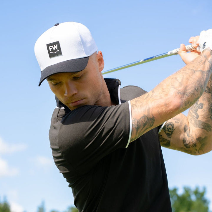Signature Hat (White) - Full Wedge Golf