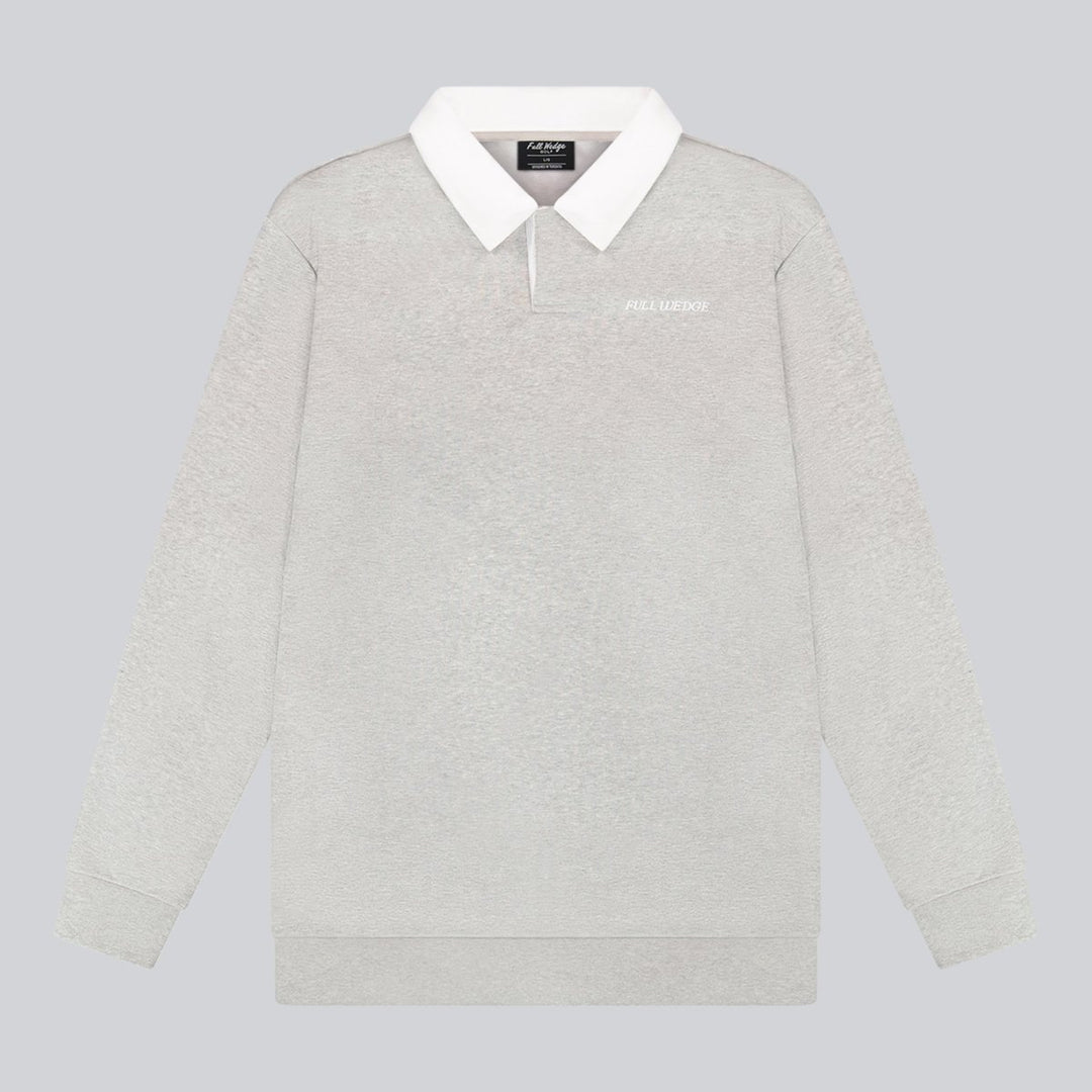 Solid Long Sleeve Polo - Full Wedge Golf 