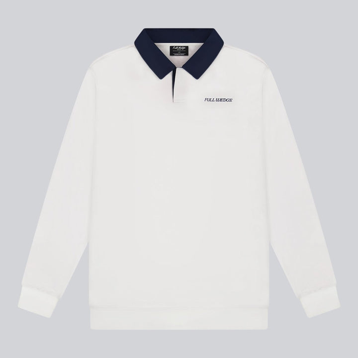 Solid Long Sleeve Polo - Full Wedge Golf 