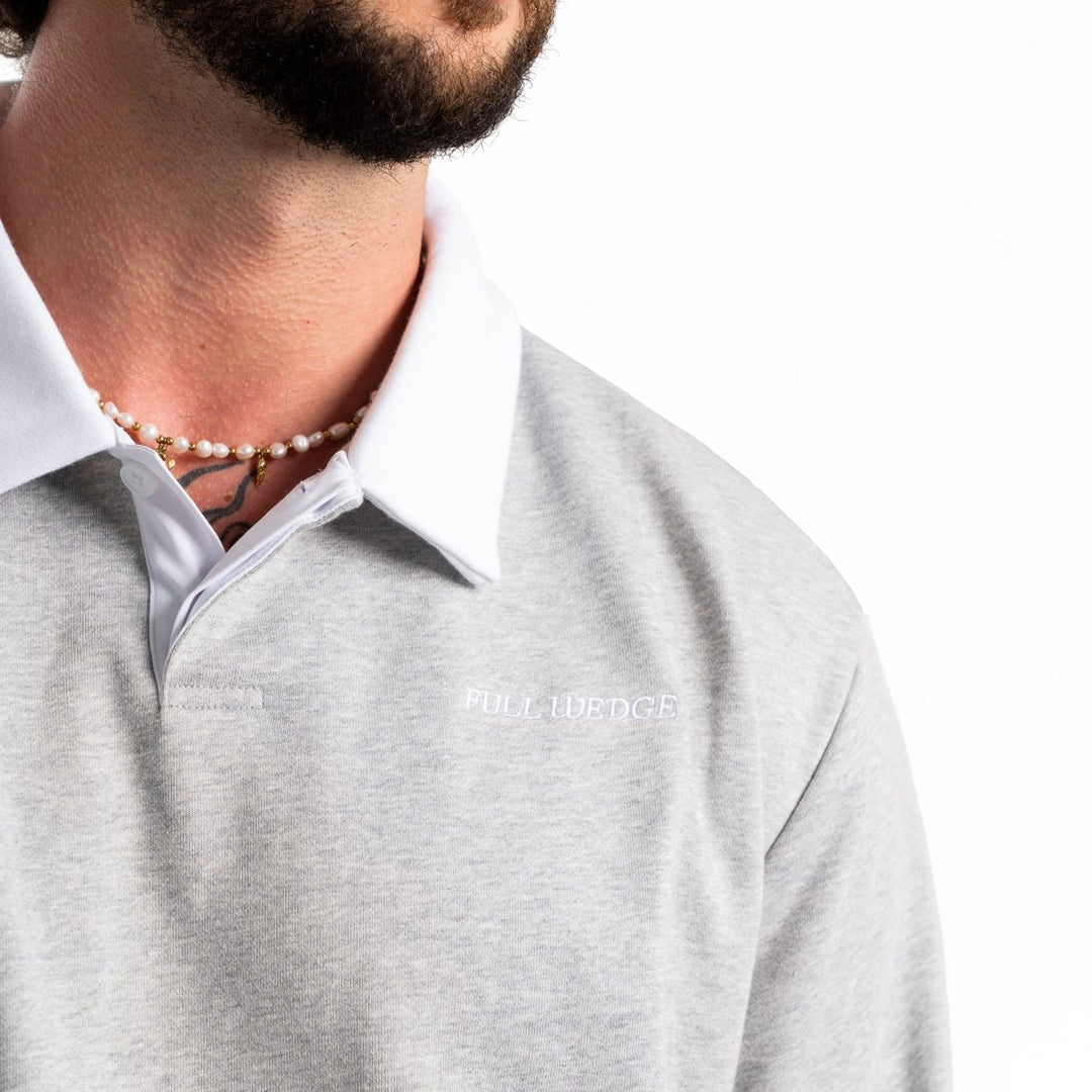 Solid Long Sleeve Polo - Full Wedge Golf 