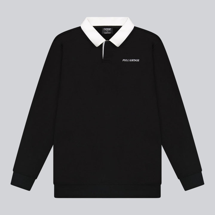 Solid Long Sleeve Polo - Full Wedge Golf 