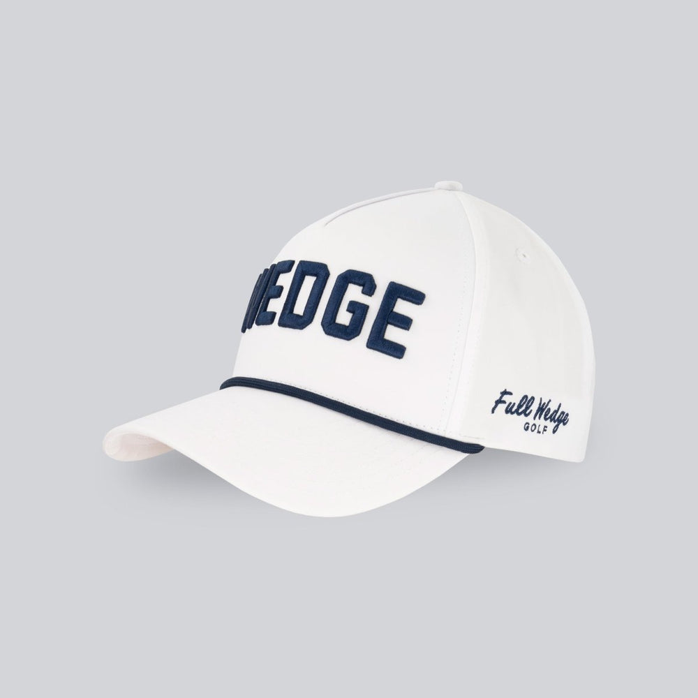 White WEDGE Hat - Full Wedge Golf
